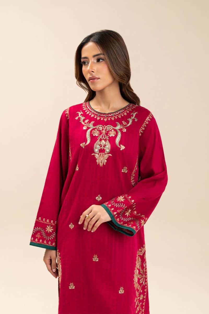 EMBROIDERED DORIA SHIRT (PRET)