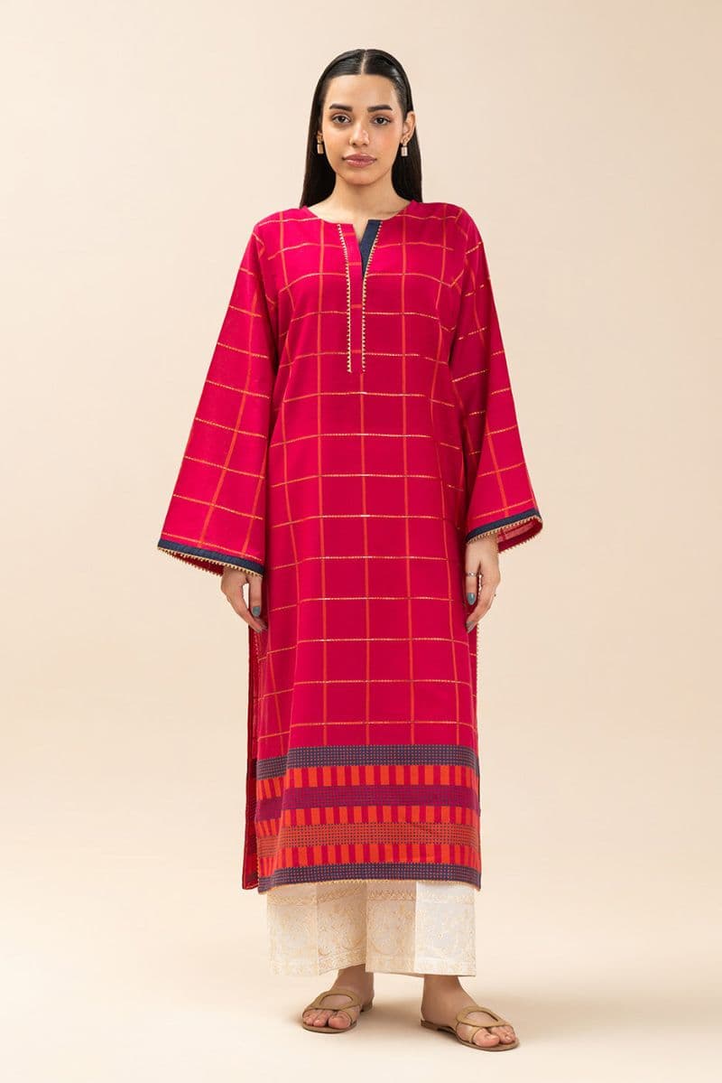 SOLID JACQUARD SHIRT (PRET) thumbnail