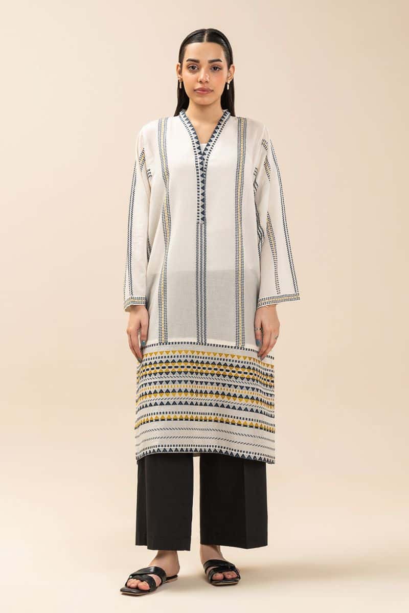 SOLID JACQUARD SHIRT (PRET) - alternate view