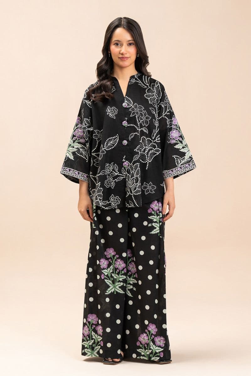2 PIECE EMBROIDERED LAWN SUIT-NOIR BLOOM (UNSTITCHED) thumbnail