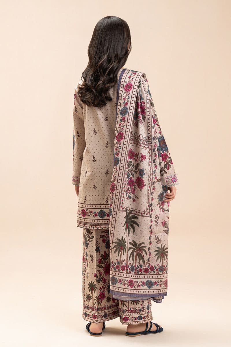 3 PIECE EMBROIDERED LAWN SUIT-FLEUR CHARM (UNSTITCHED) thumbnail