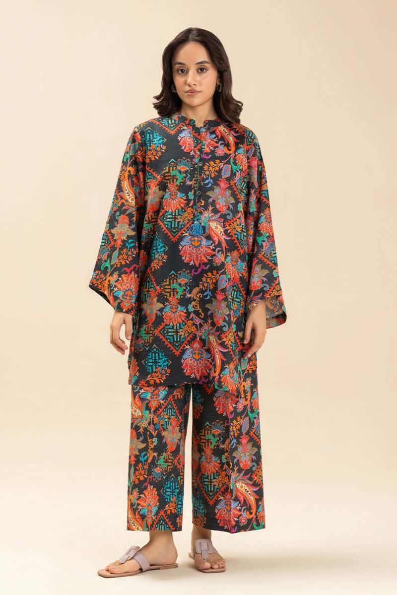 2 PIECE PRINTED DORIA LAWN SUIT (PRET) - alternate view
