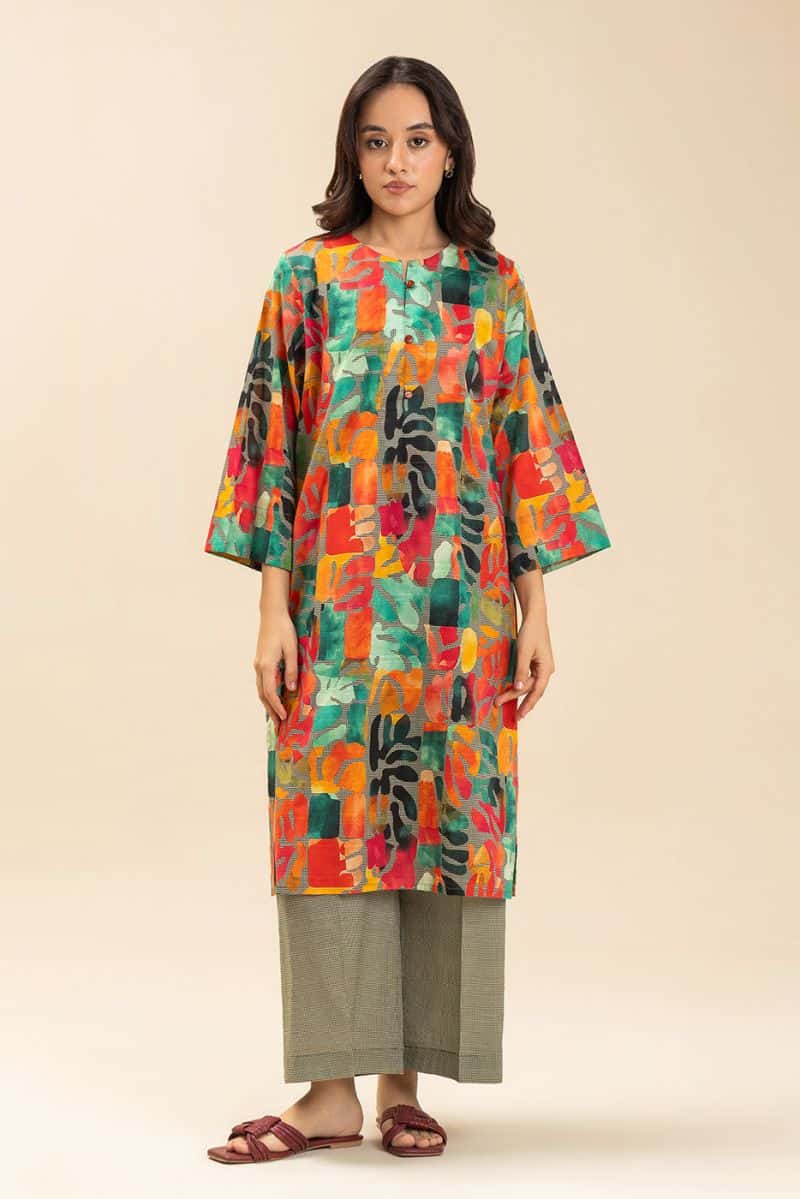 2 PIECE PRINTED DORIA LAWN SUIT (PRET) - alternate view