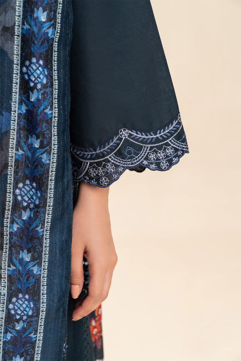 3 PIECE EMBROIDERED LAWN SUIT-MIDNIGHT QUARTZ (UNSTITCHED) thumbnail