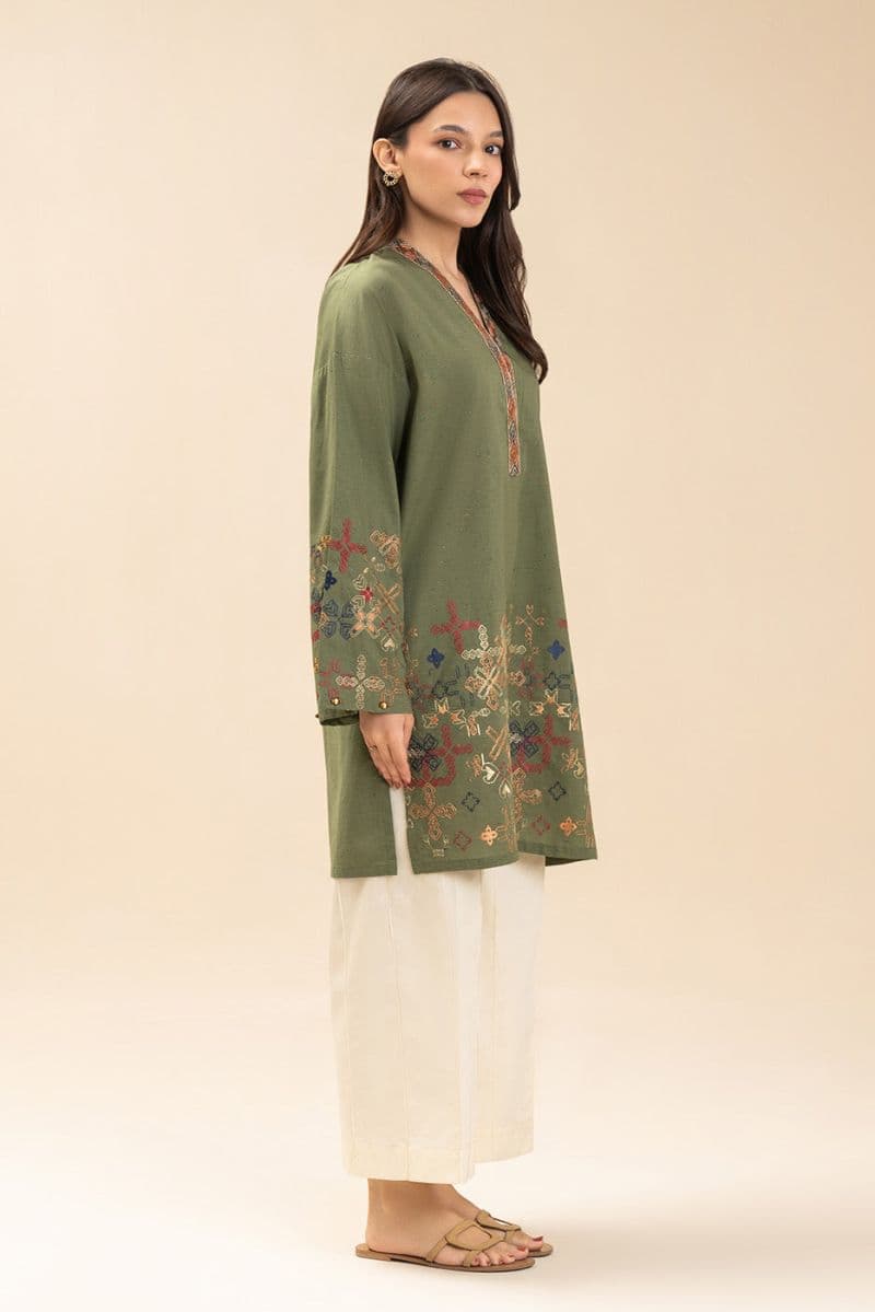 EMBROIDERED MULTI NEPS SHIRT (PRET) thumbnail