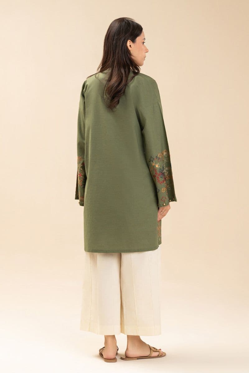 EMBROIDERED MULTI NEPS SHIRT (PRET) thumbnail