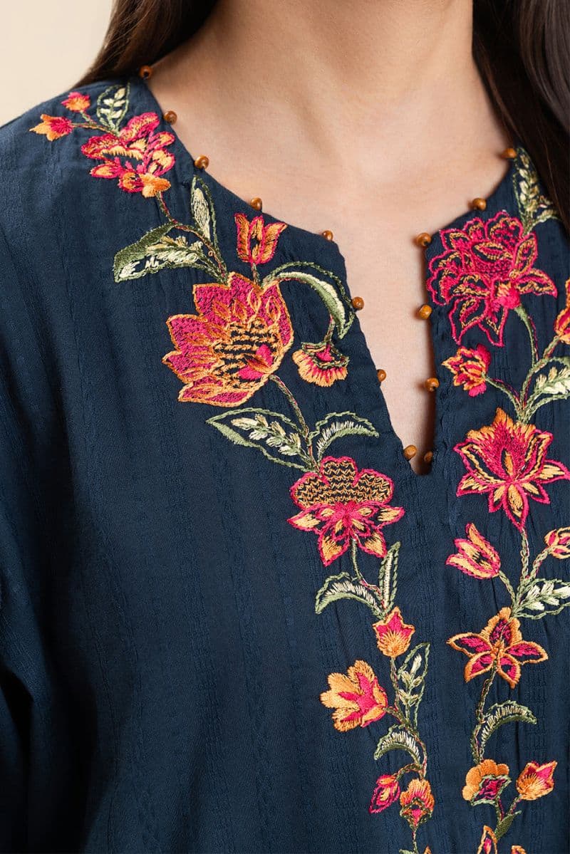 Embroidered Doria Shirt Pret thumbnail