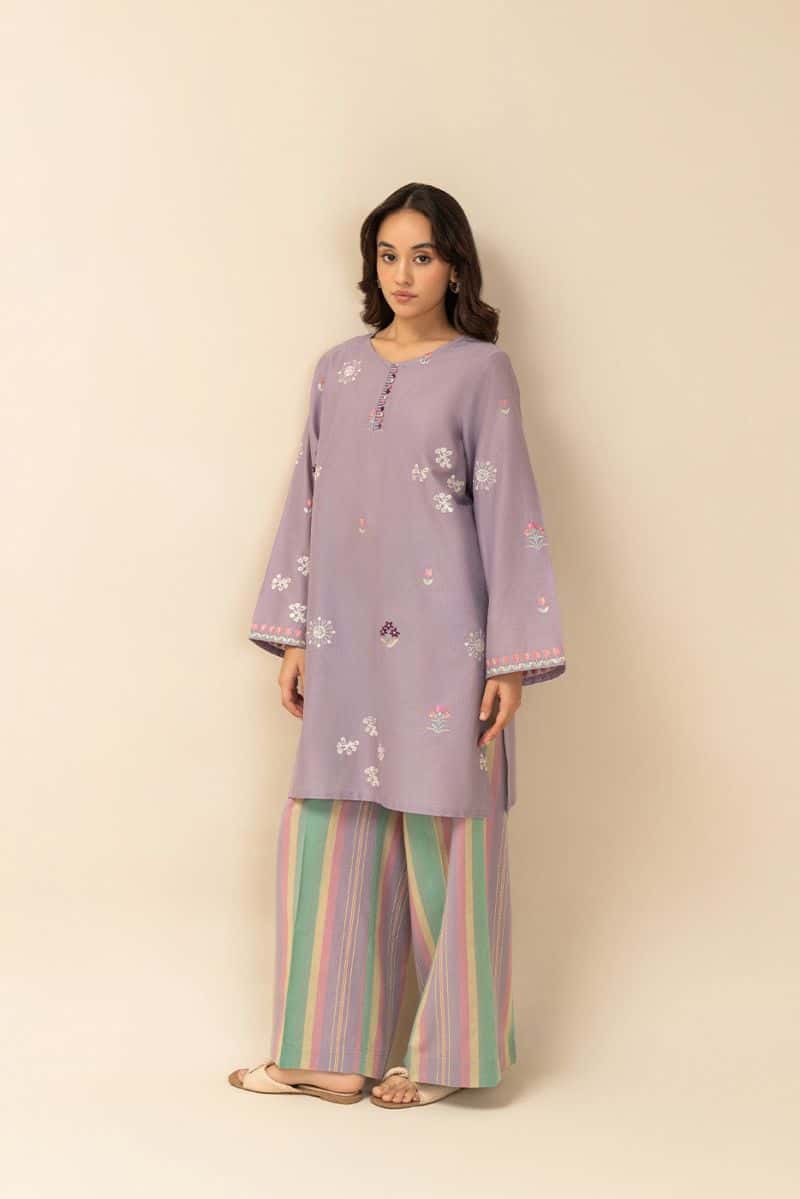 EMBROIDERED DORIA SHIRT (PRET) - alternate view