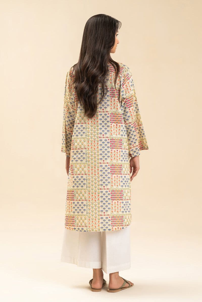 PRINTED LAWN SHIRT (PRET) thumbnail