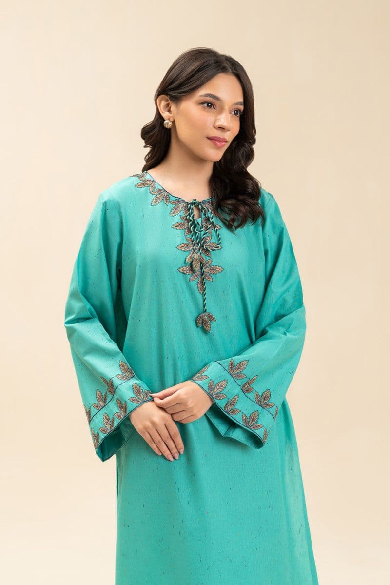 2 PIECE EMBROIDERED MULTI NEPS SUIT (PRET) thumbnail