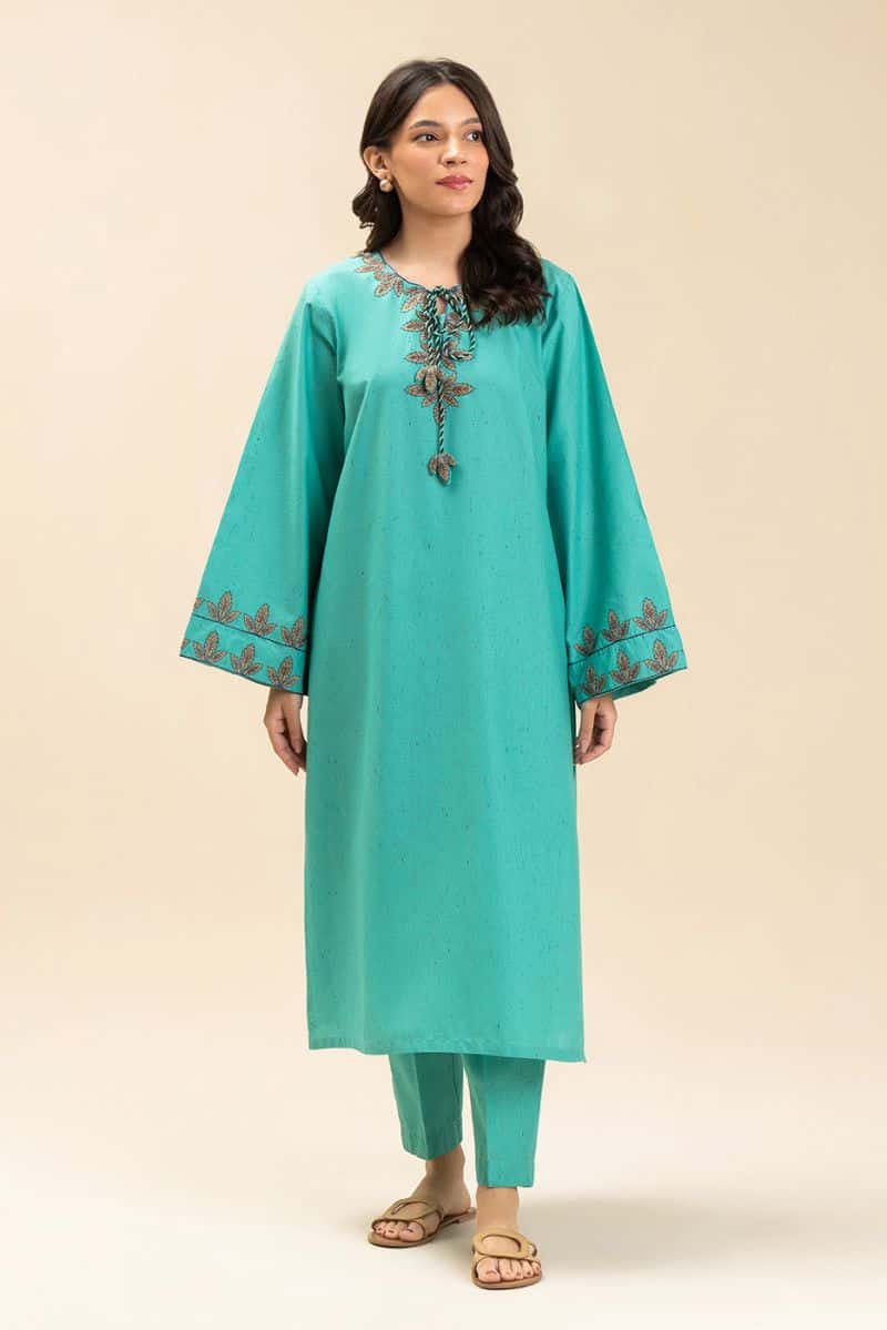 2 PIECE EMBROIDERED MULTI NEPS SUIT (PRET) - alternate view