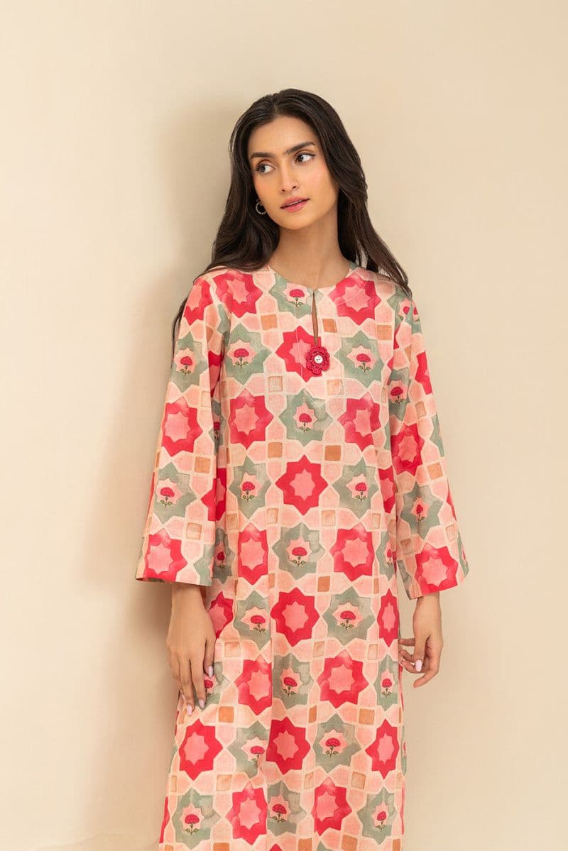 2 PIECE PRINTED LAWN SUIT (PRET) thumbnail