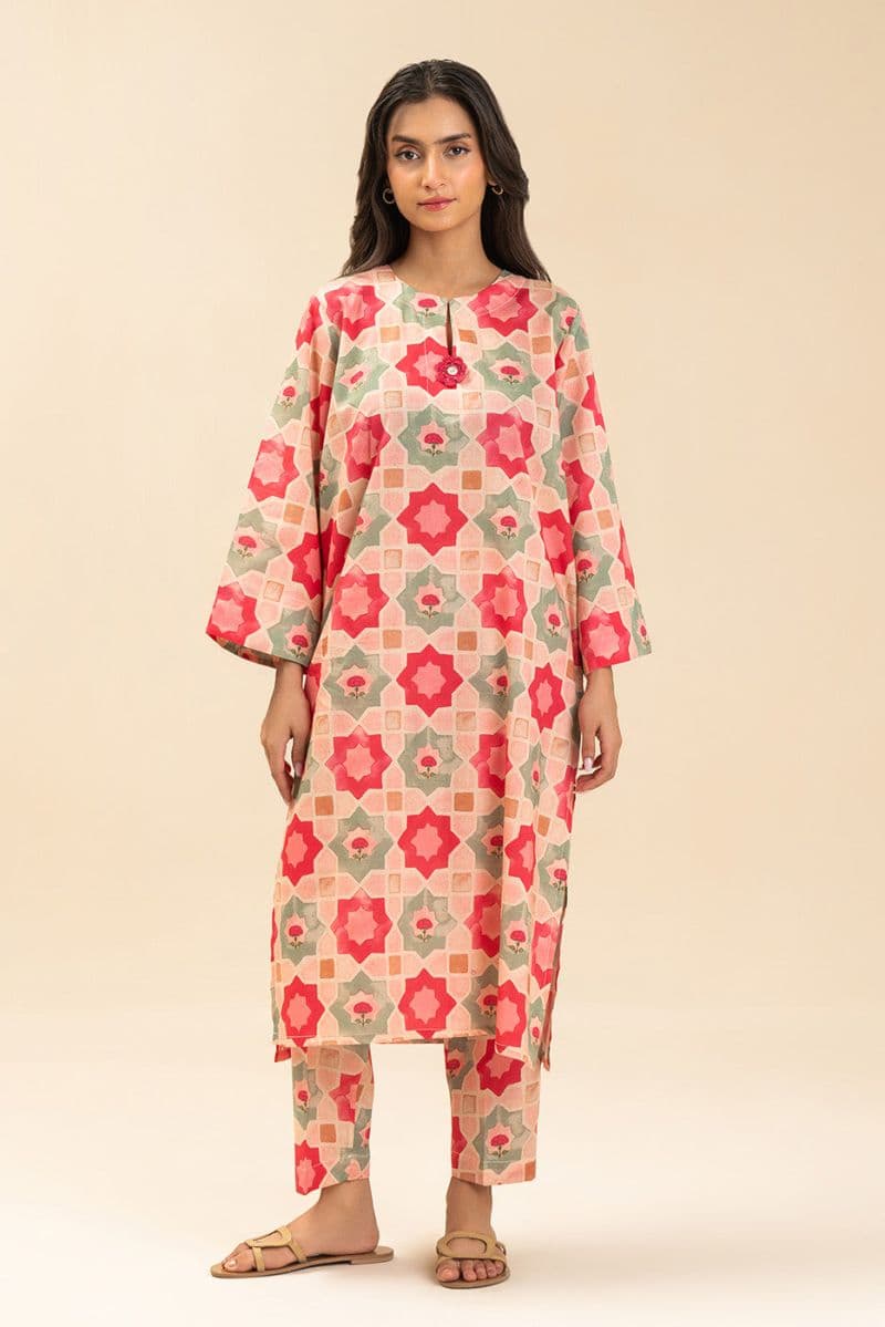 2 PIECE PRINTED LAWN SUIT (PRET) thumbnail
