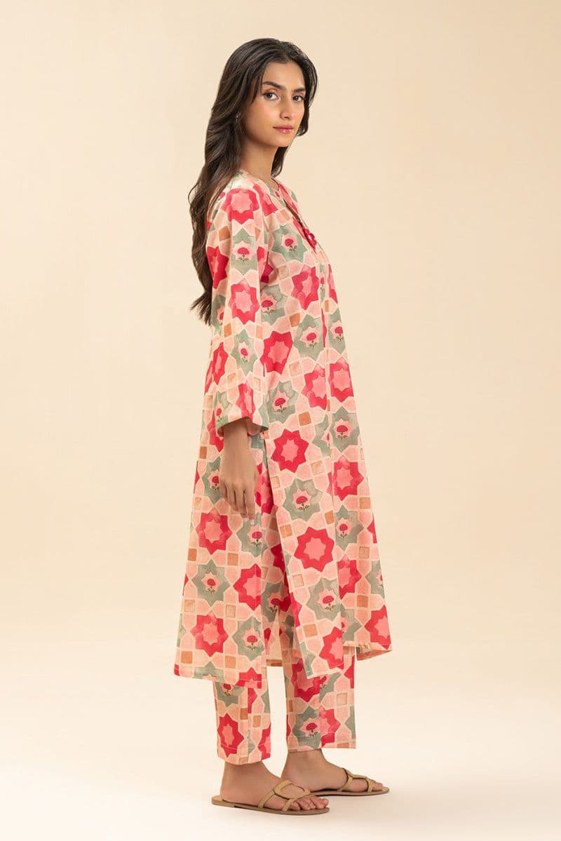 2 PIECE PRINTED LAWN SUIT (PRET) thumbnail