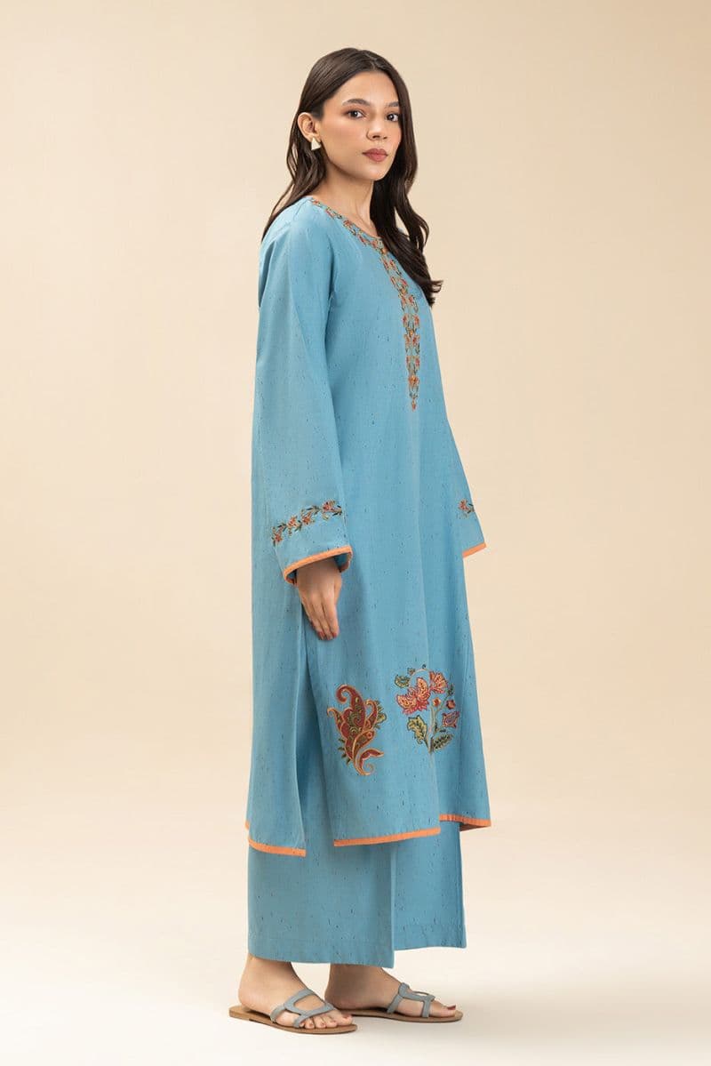 2 Piece Embroidered Multi Neps Suit Pret thumbnail