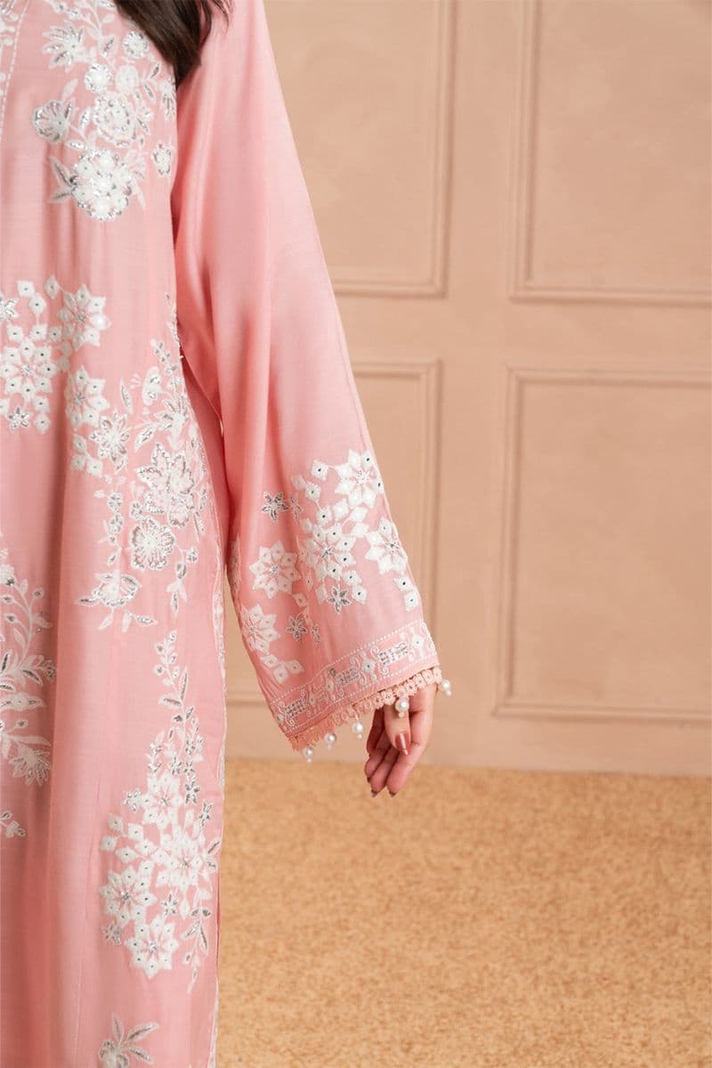 2 PIECE EMBROIDERED RAW SILK SUIT (LUXURY PRET) thumbnail