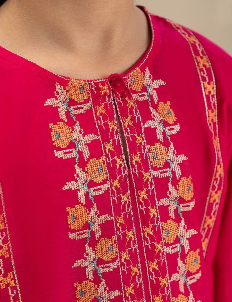 2 PIECE ETHNIC EMBROIDERED SUIT thumbnail