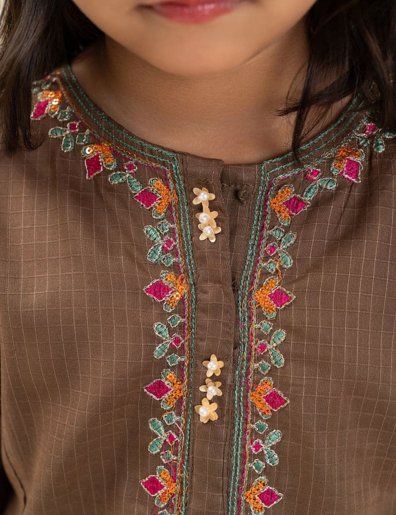 2 PIECE EMBROIDERED SUIT thumbnail