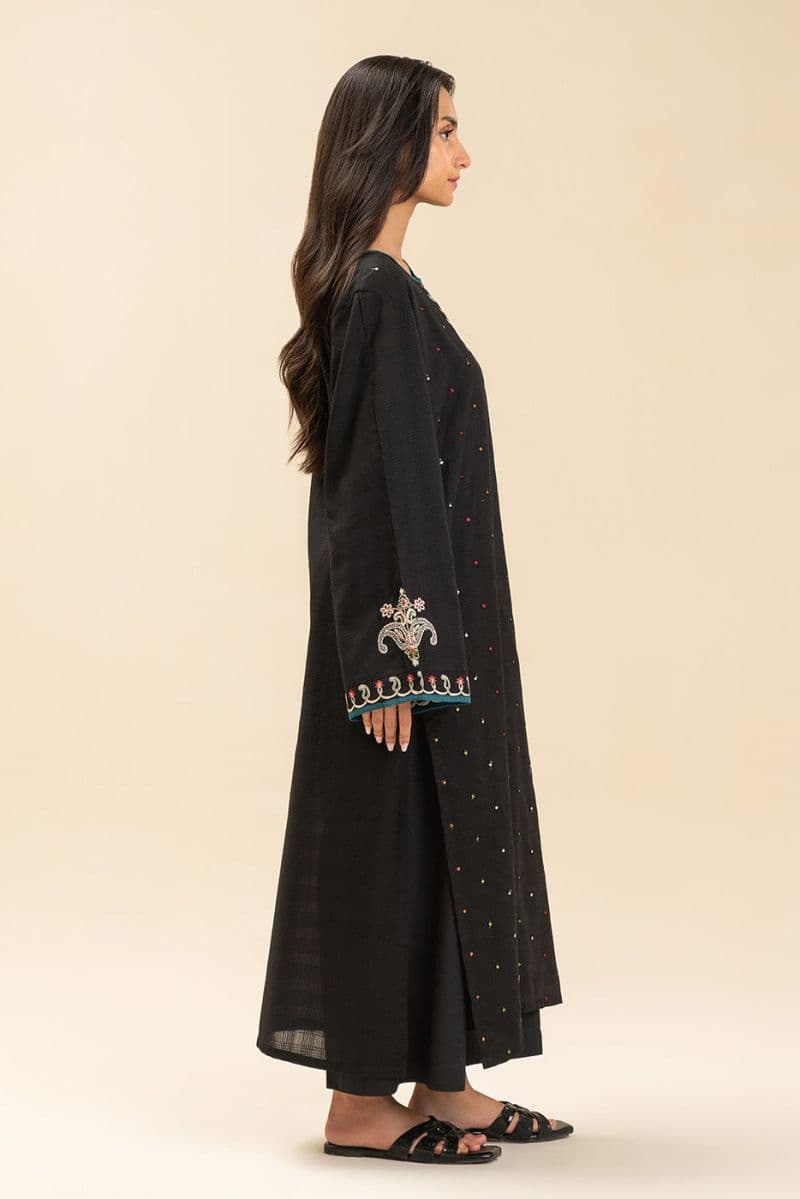 EMBROIDERED LUREX LAWN SHIRT (PRET) thumbnail