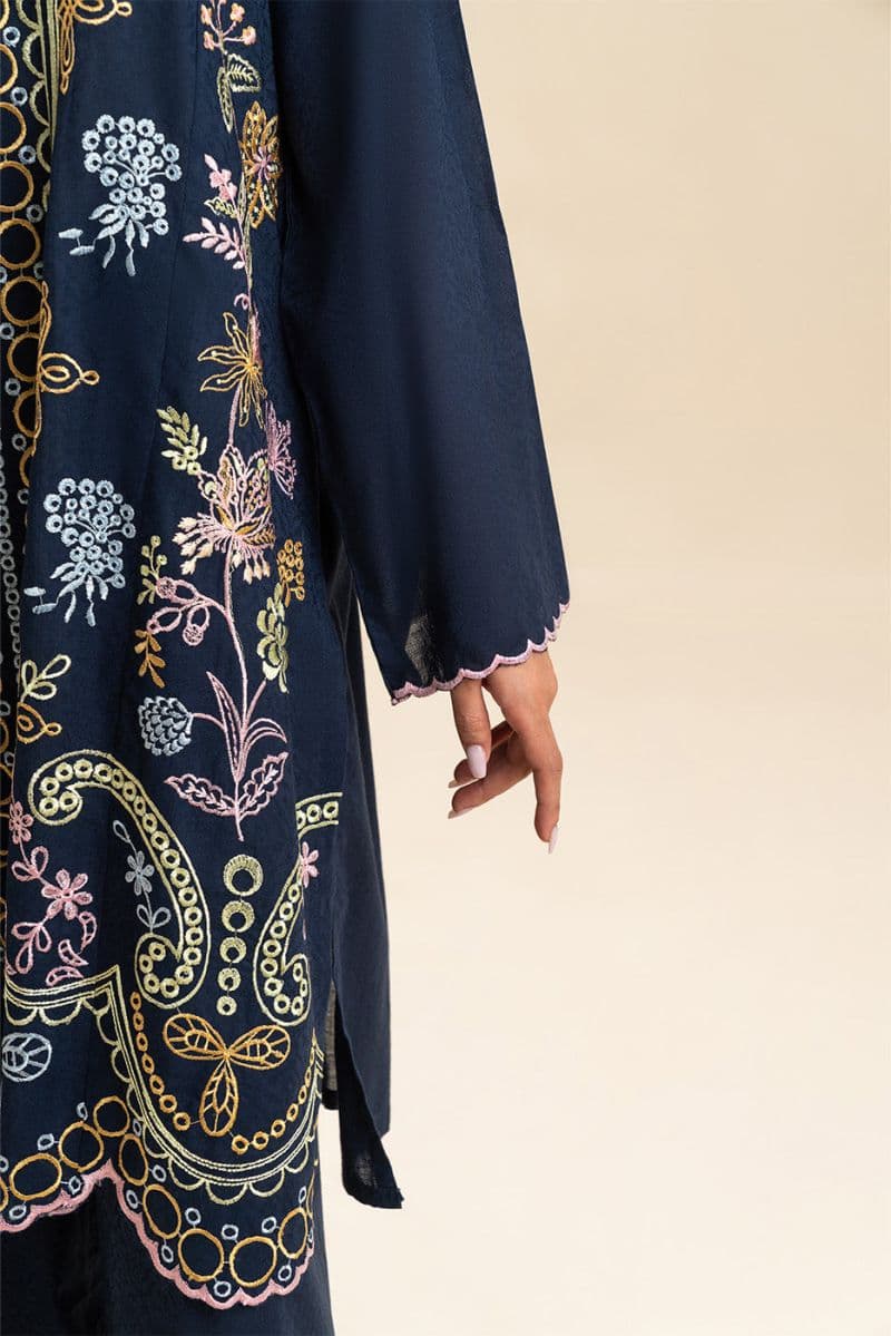 EMBROIDERED SELF JACQUARD SHIRT (PRET) thumbnail