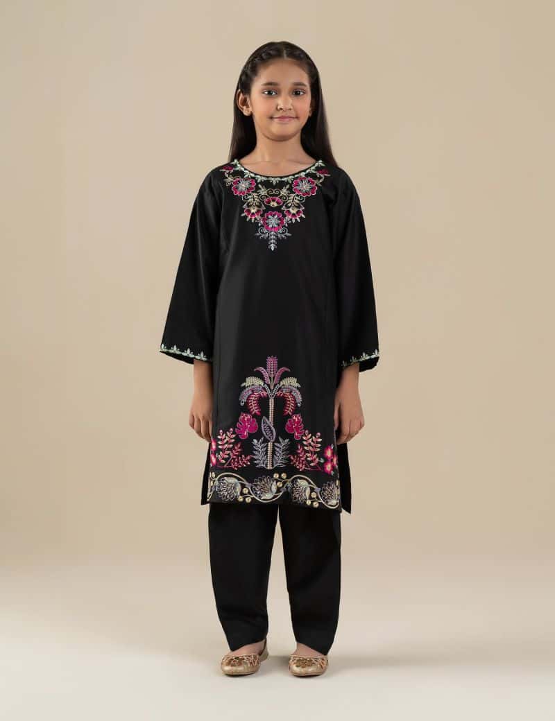 2 PIECE ALLOVER EMBROIDERED SUIT