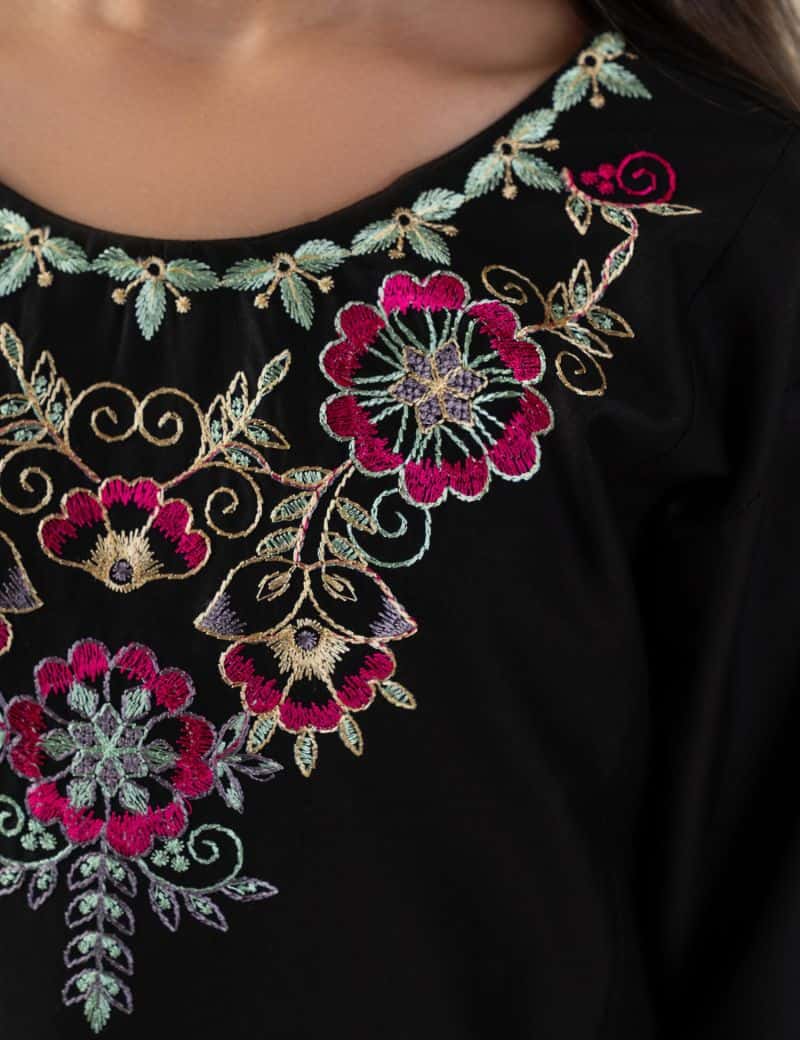 2 PIECE ALLOVER EMBROIDERED SUIT - alternate view
