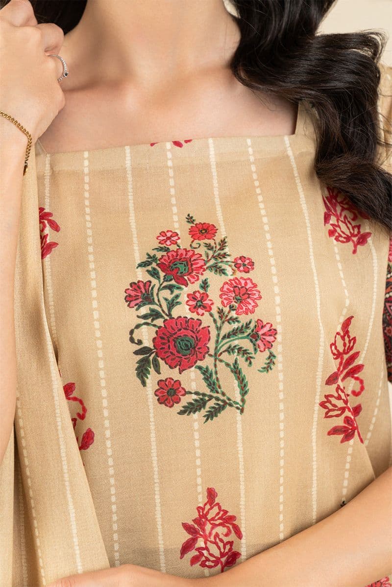 3 PIECE PRINTED LAWN SUIT-WHIMSICAL DUSK (UNSTITCHED) thumbnail