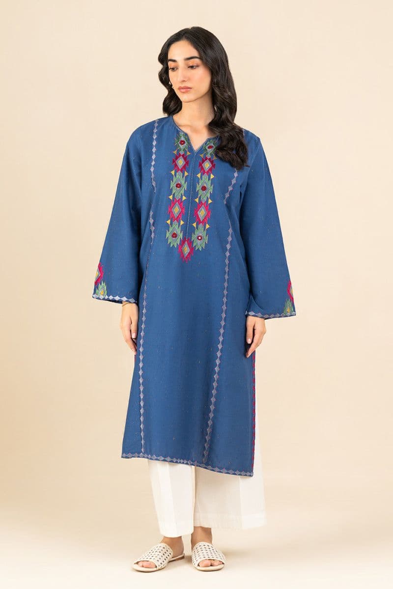EMBROIDERED MULTI NEPS SHIRT (PRET) thumbnail