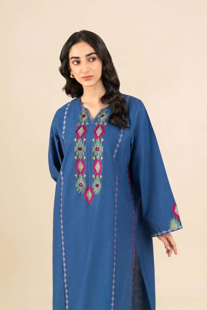 EMBROIDERED MULTI NEPS SHIRT (PRET) - alternate view