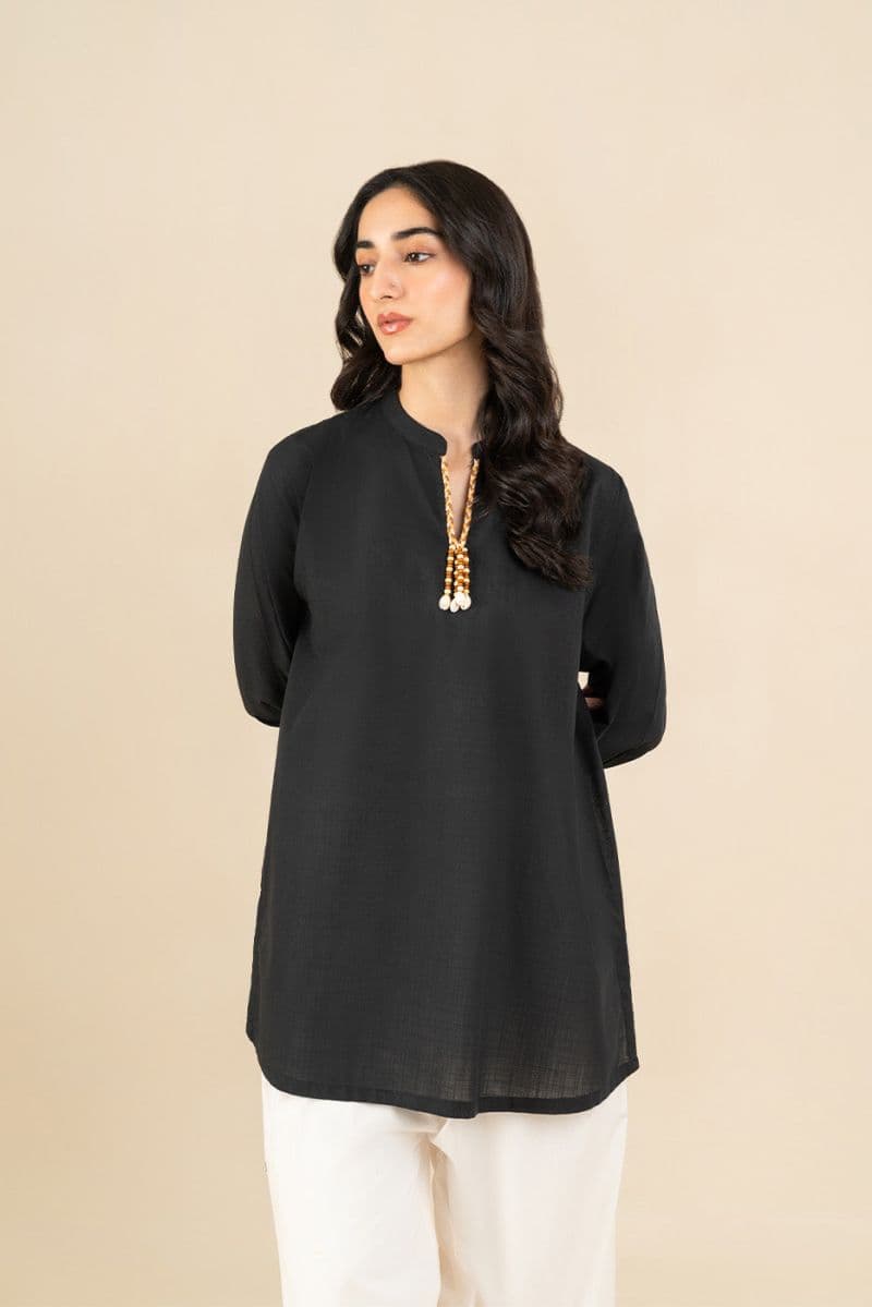 SOLID SLUB CAMBRIC SHIRT (PRET) thumbnail