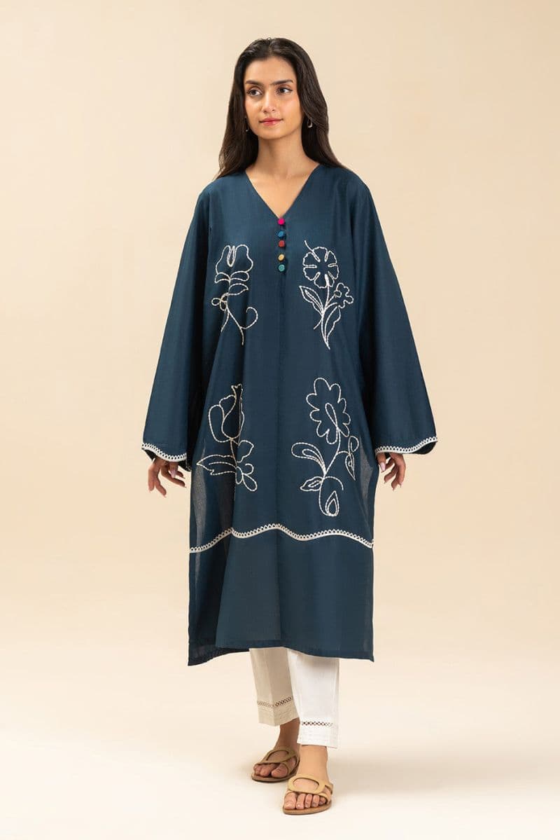 EMBROIDERED LAWN SHIRT (PRET) thumbnail