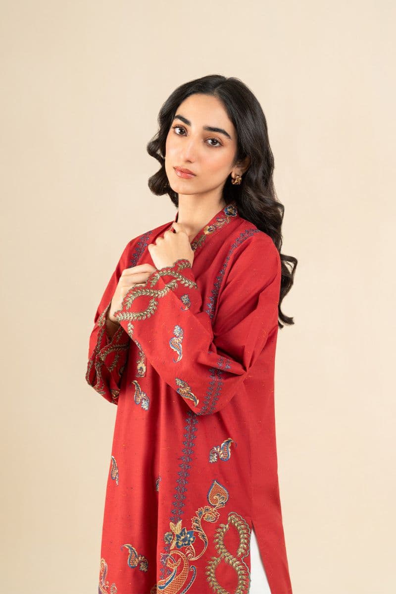 EMBROIDERED MULTI NEPS SHIRT (PRET) thumbnail
