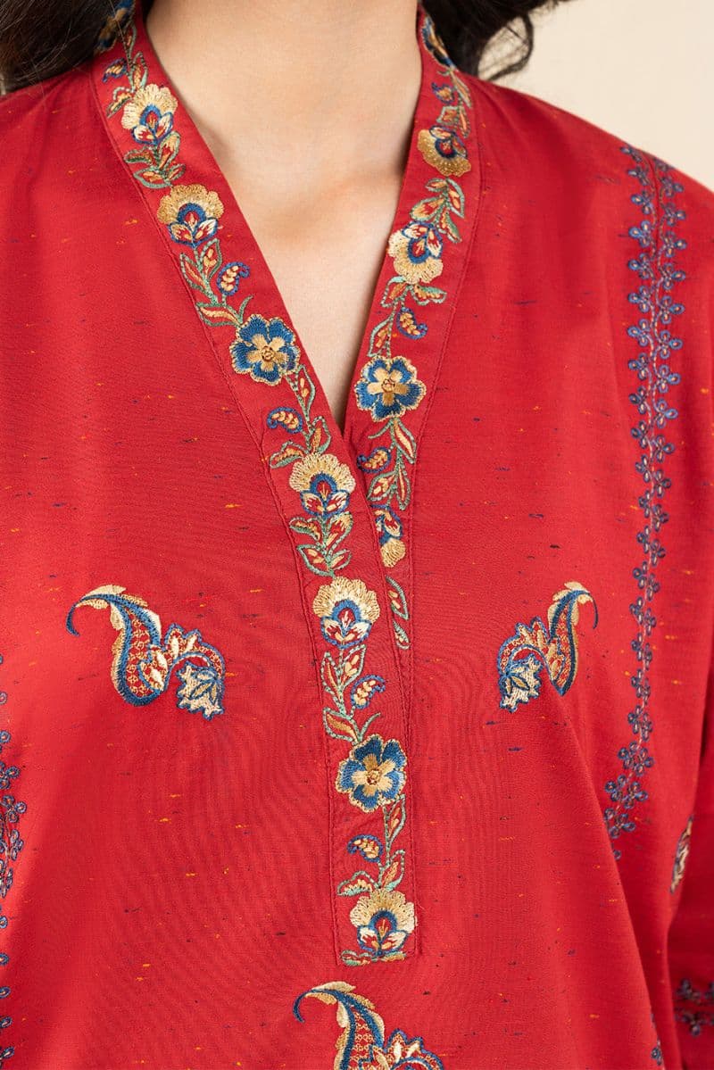 EMBROIDERED MULTI NEPS SHIRT (PRET) thumbnail
