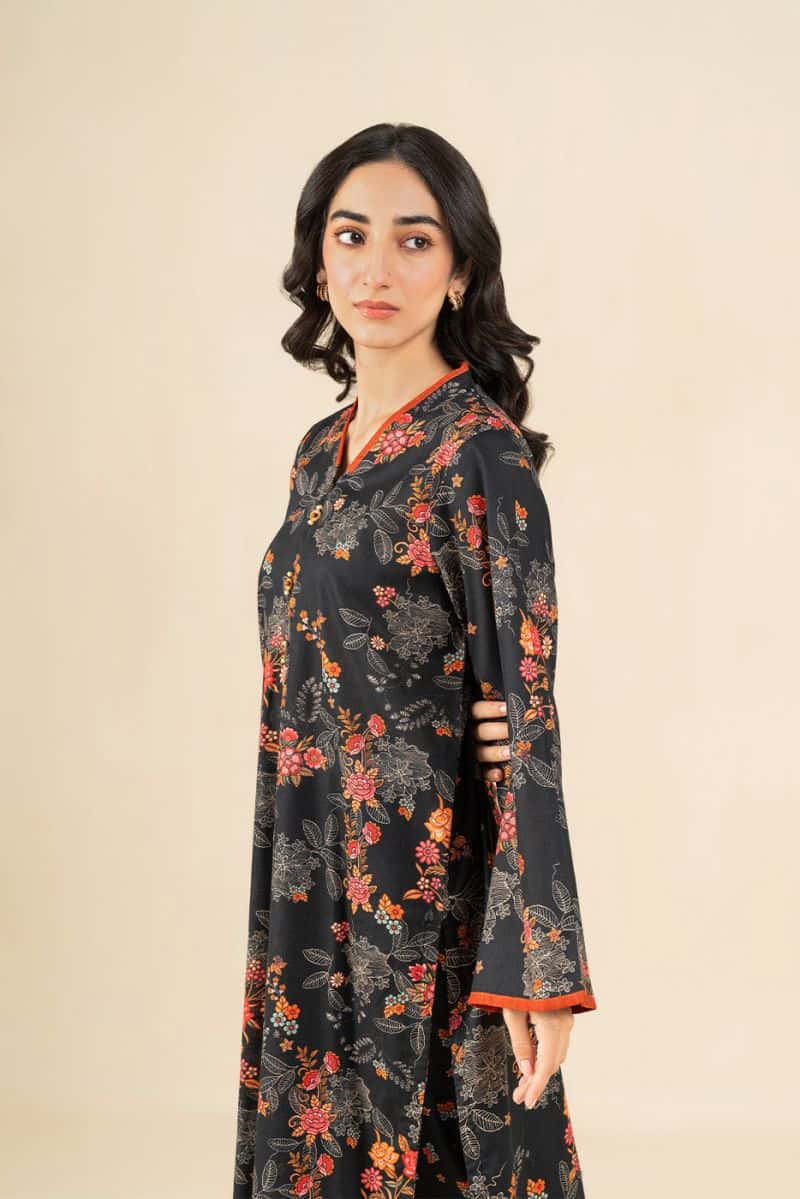 2 PIECE PRINTED TWO WAY SLUB SUIT (PRET)