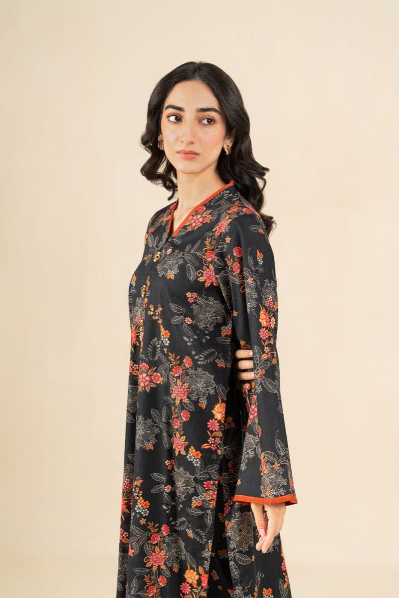 2 PIECE PRINTED TWO WAY SLUB SUIT (PRET) thumbnail