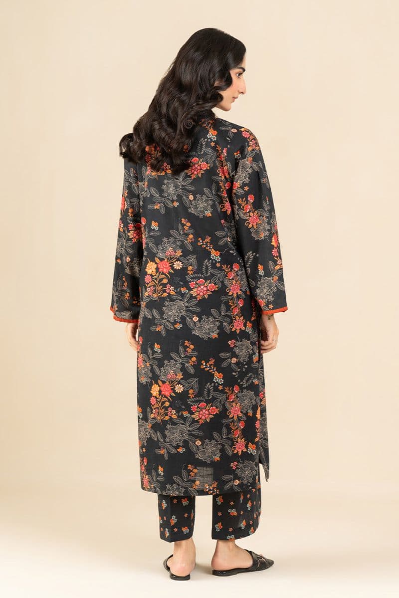 2 PIECE PRINTED TWO WAY SLUB SUIT (PRET) thumbnail