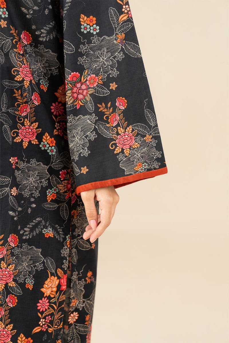 2 PIECE PRINTED TWO WAY SLUB SUIT (PRET) thumbnail