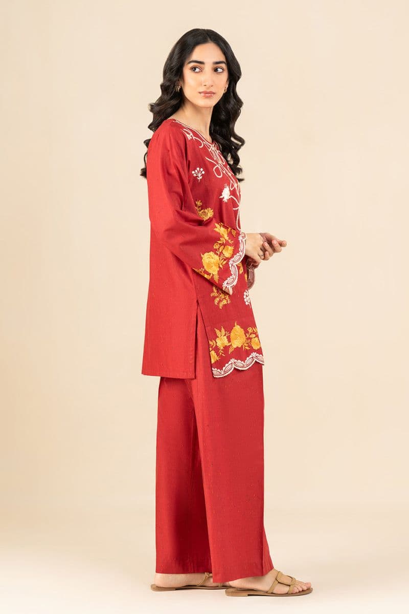 2 PIECE EMBROIDERED MULTI NEPS SUIT (FLOW) thumbnail