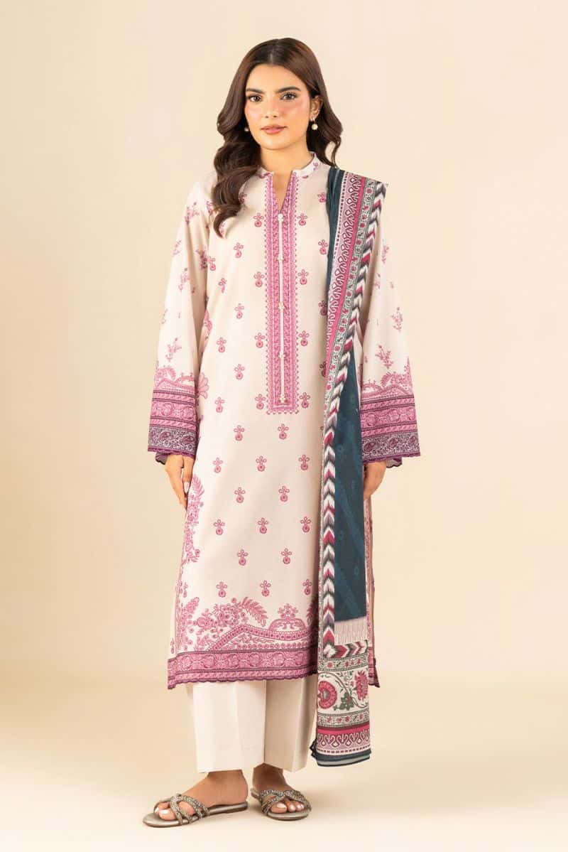 3 Piece Printed Lawn Suit - Ornate Meadow Unstitched - alternate view