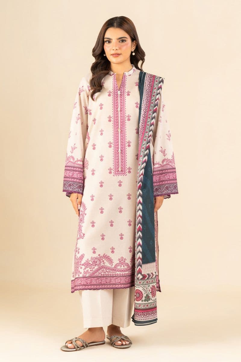 3 PIECE PRINTED LAWN SUIT-ORNATE MEADOW (UNSTITCHED) thumbnail