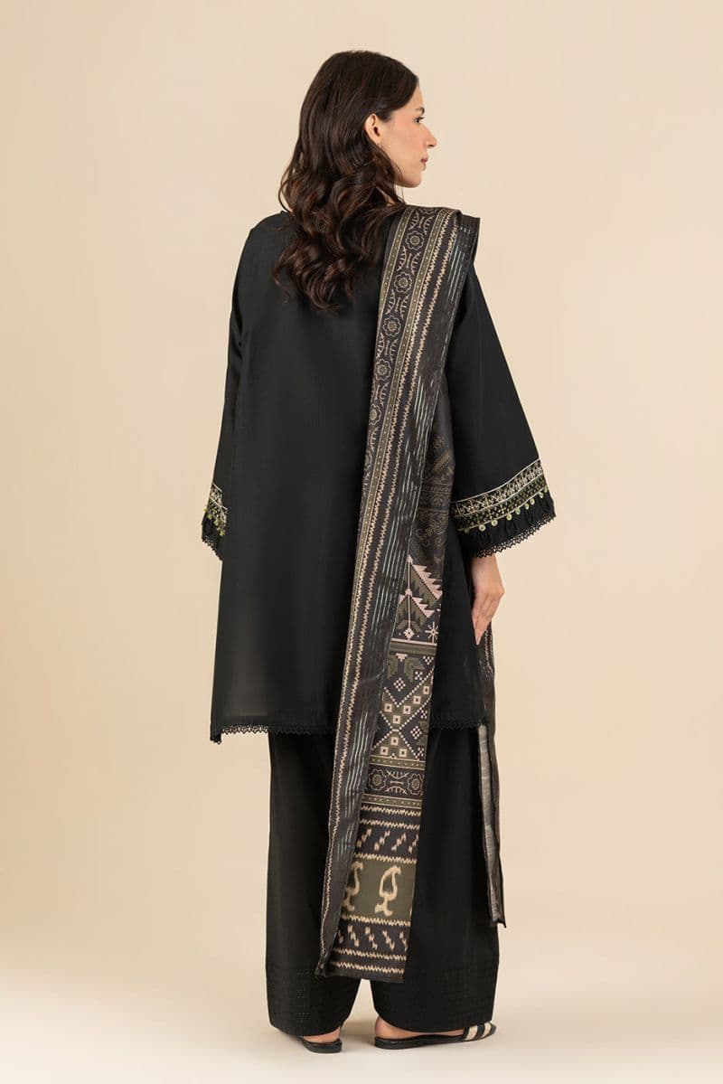 3 Piece Embroidered Lawn Suit - Tribal Treasure Unstitched thumbnail