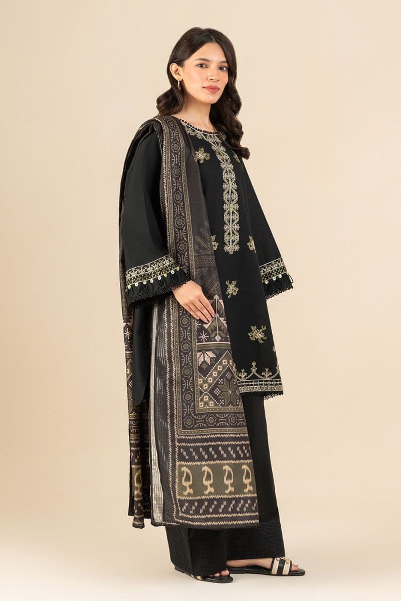 3 Piece Embroidered Lawn Suit - Tribal Treasure Unstitched thumbnail
