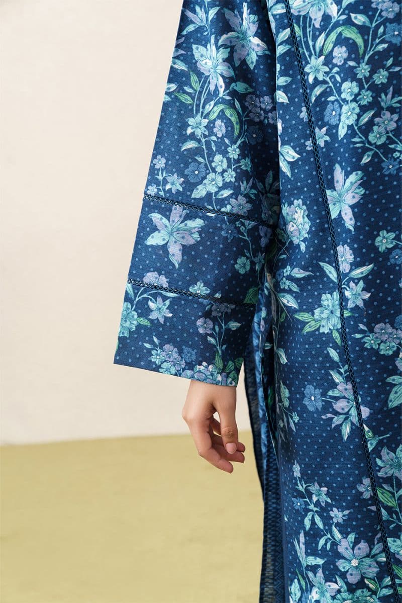 3 PIECE PRINTED KHADDAR SUIT-ARCTIC ESCAPE (UNSTITCHED) thumbnail