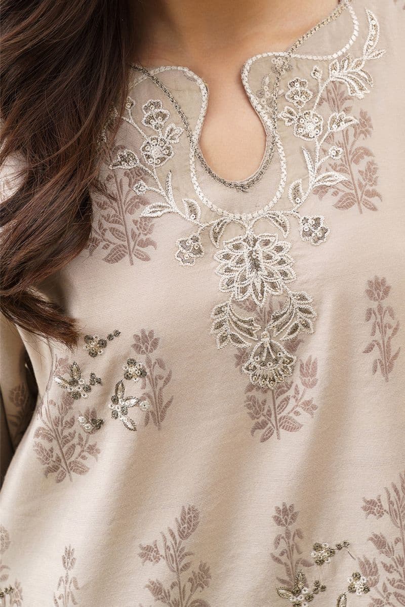 3 PIECE EMBROIDERED YARN DYED JACQUARD SUIT-AURELIA (UNSTITCHED) thumbnail