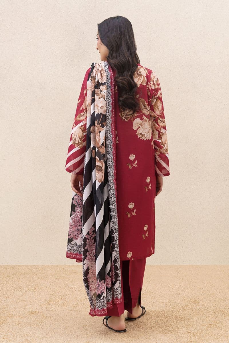 3 PIECE PRINTED LAWN SUIT-WITCHING HOUR (UNSTITCHED) thumbnail