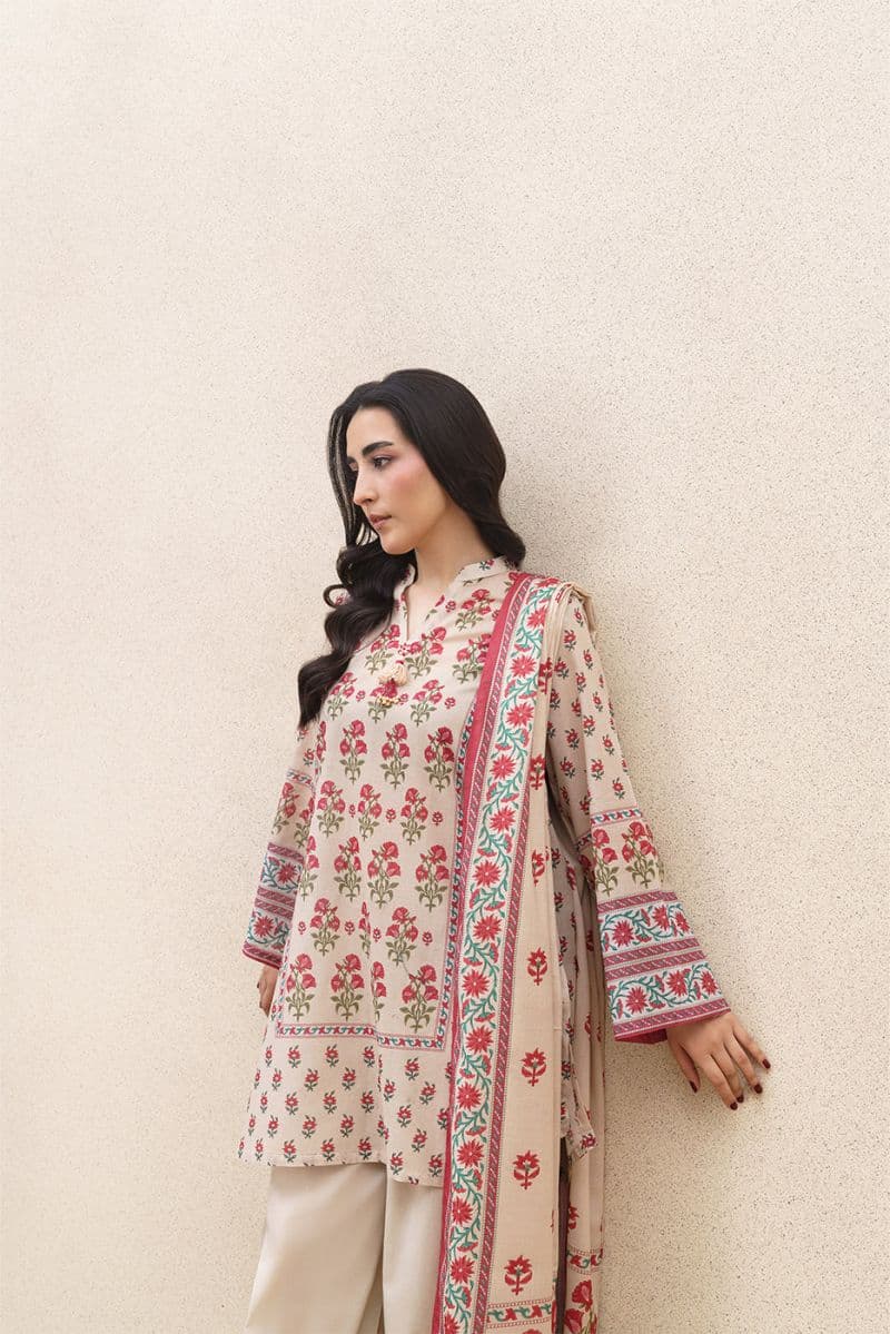3 PIECE PRINTED LAWN SUIT-MAJESTIC REALM (UNSTITCHED) thumbnail