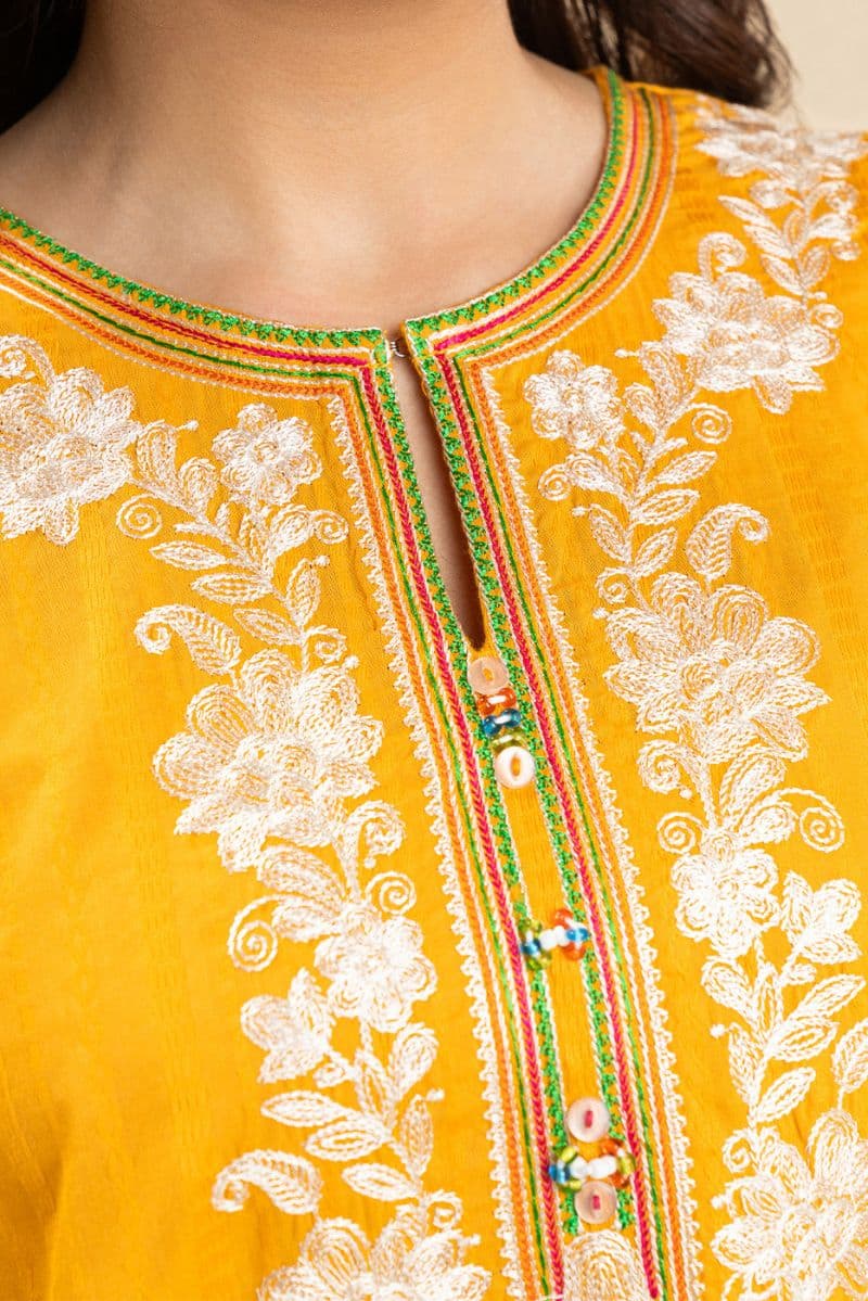 EMBROIDERED DORIA SHIRT (PRET) thumbnail