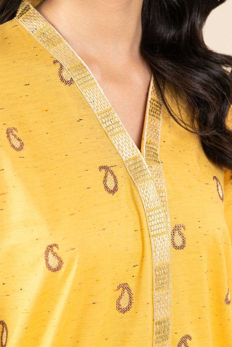 EMBROIDERED MULTI NEPS SHIRT (PRET) thumbnail