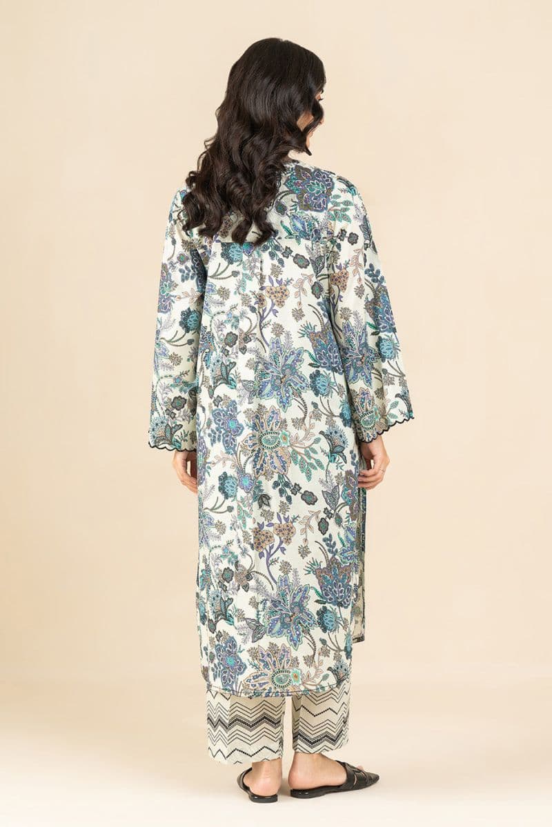 PRINTED LAWN SHIRT (PRET) thumbnail