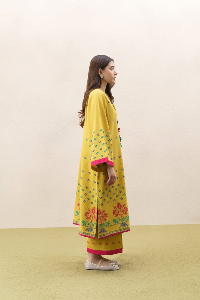 2 PIECE SOLID JACQUARD SUIT (PRET) thumbnail